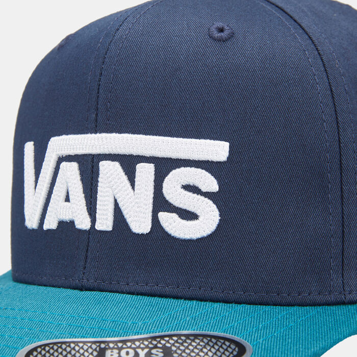 Vans Kids' Drop V II Snapback Cap Blue Vans Kids' Drop V II Snapback Cap Blue image number 2