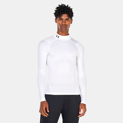 Under Armour Men's HeatGear® Mock Long Sleeve T-Shirt White