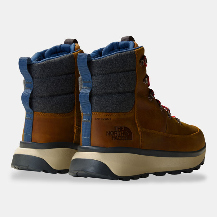 The North Face Men's Bergen Leather Waterproof Snow Boots Beige image number 1