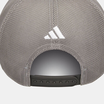 adidas Men's Five-Panel Trucker Cap White