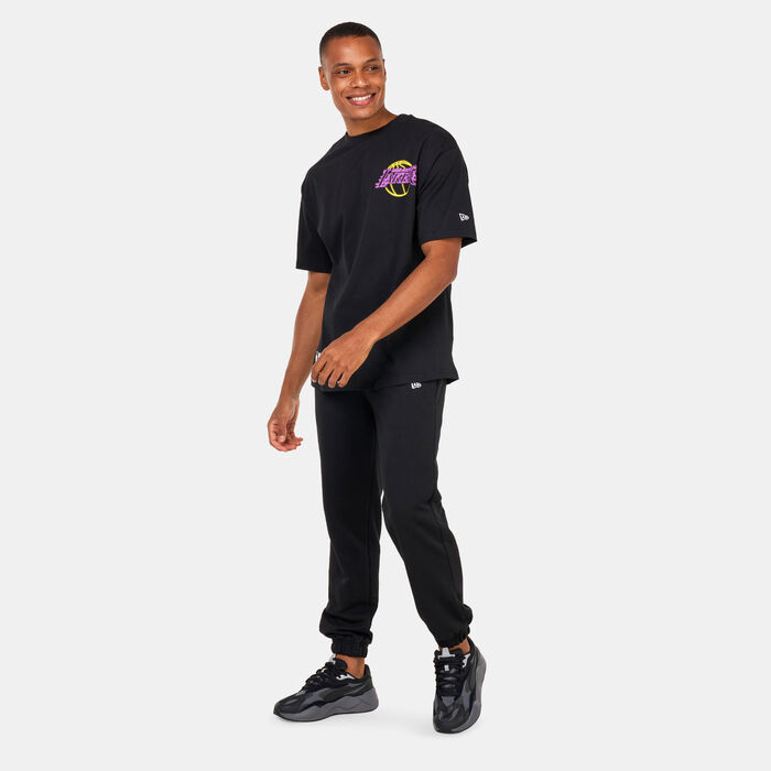 New Era NBA Oversized LA Lakers T-Shirt Black New Era NBA Oversized LA Lakers T-Shirt Black image number 2