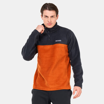Columbia Men's Steens Mountain™ Half Snap Fleece Sweatshirt Orange