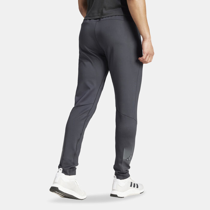 adidas Men's Gym+ Brand Love Training Joggers Black adidas Men's Gym+ Brand Love Training Joggers Black image number 1