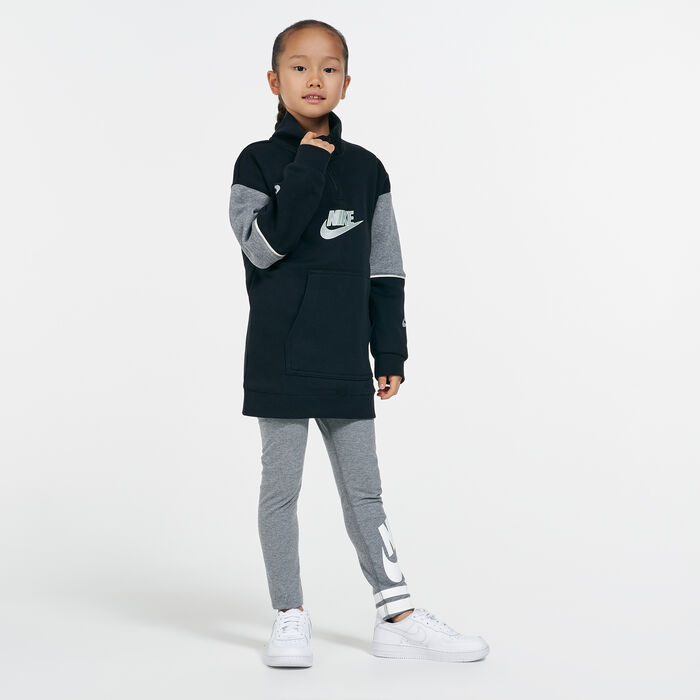 Nike Kids' Sportswear Fleece Half-Zip Sweatshirt Beige Nike Kids' Sportswear Fleece Half-Zip Sweatshirt Beige image number 2