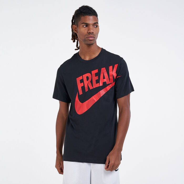 Nike Men's Dri-FIT Giannis Freak Basketball T-Shirt Black Nike Men's Dri-FIT Giannis Freak Basketball T-Shirt Black image number 0