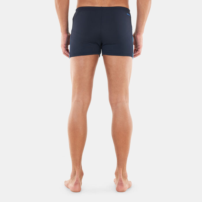 Speedo Men's Boom Logo Splice Aquashorts Blue Speedo Men's Boom Logo Splice Aquashorts Blue image number 1