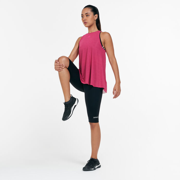 adidas Women's Dance Tank Top Pink adidas Women's Dance Tank Top Pink image number 2