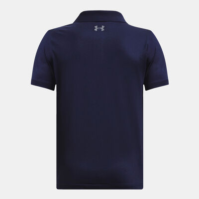 Under Armour Kids' Matchplay Golf Polo Shirt Blue