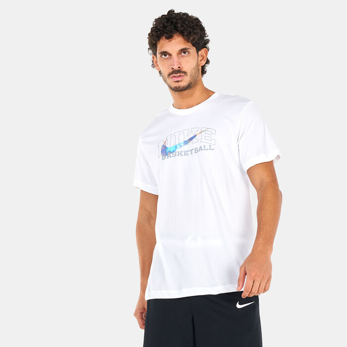 Nike Men's Dri-FIT Swoosh Basketball T-Shirt White image number 0
