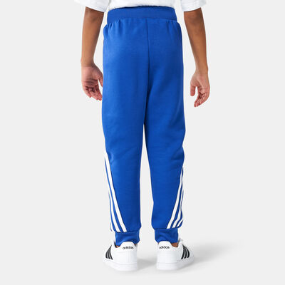 adidas Kids' Future Icons 3-Stripes Tapered Pants Blue
