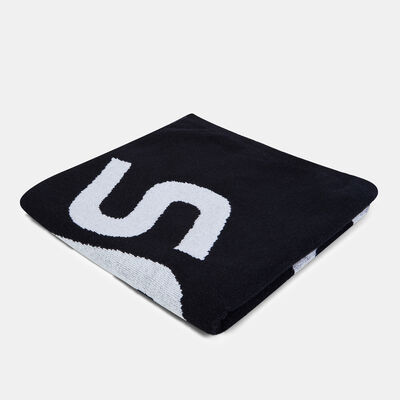 Speedo Logo Towel Black