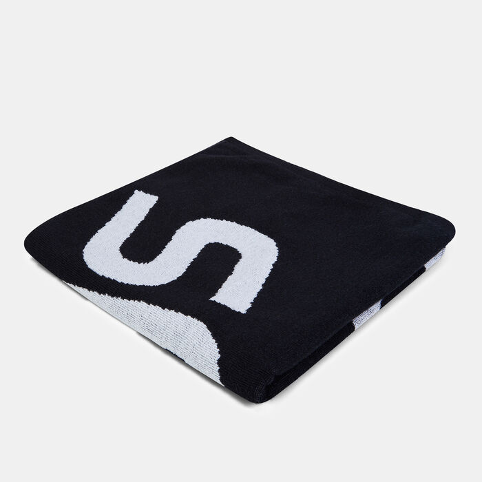 Speedo Logo Towel Black image number 0