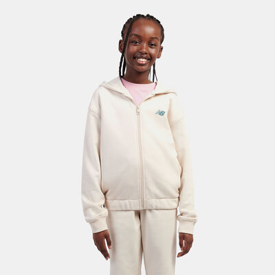 New Balance Kids' Small Logo Joggers Beige