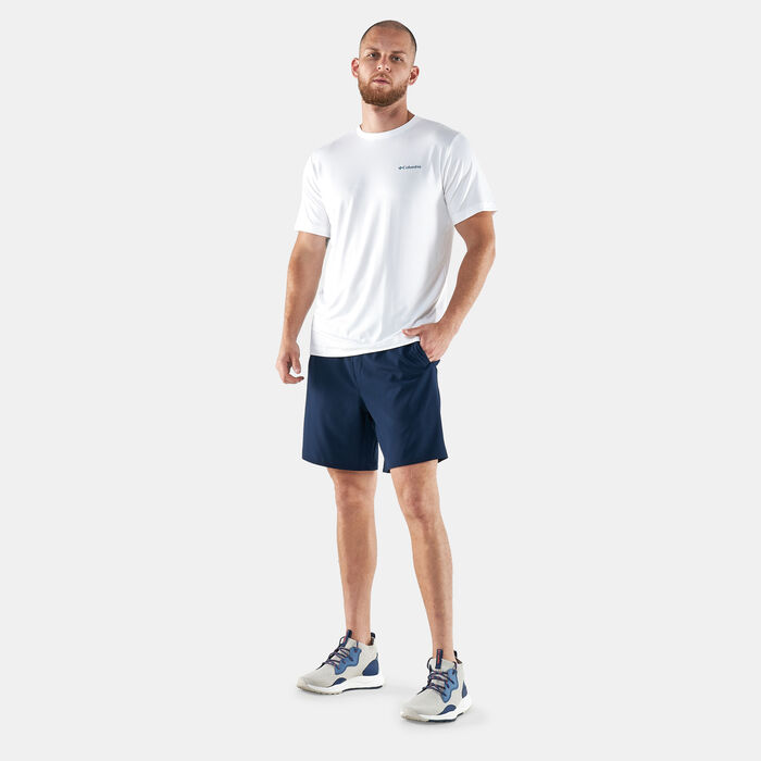 Columbia Men's Tech Trail™ Graphic T-Shirt White Columbia Men's Tech Trail™ Graphic T-Shirt White image number 2