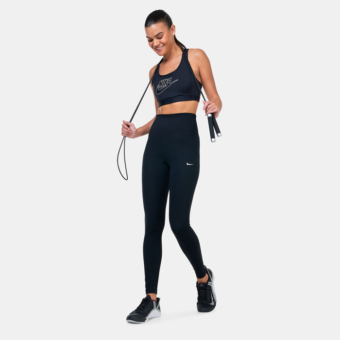 Nike Women's One High-Waisted Full-Length Leggings Black Nike Women's One High-Waisted Full-Length Leggings Black image number 2