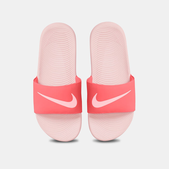 Nike Kids' Kawa Slides Peach image number 2