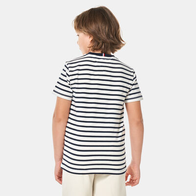 Tommy Hilfiger Kids' Breton Stripe Pocket T-Shirt (Older Kids) Blue