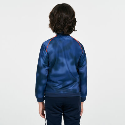 adidas Originals Kids' Essentials Camo Superstar Track Jacket (Older Kids) Blue adidas Originals Kids' Essentials Camo Superstar Track Jacket (Older Kids) Blue