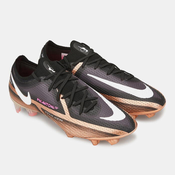Nike Men's Phantom GT2 Elite Firm Ground Football Shoe Gold Nike Men's Phantom GT2 Elite Firm Ground Football Shoe Gold image number 1