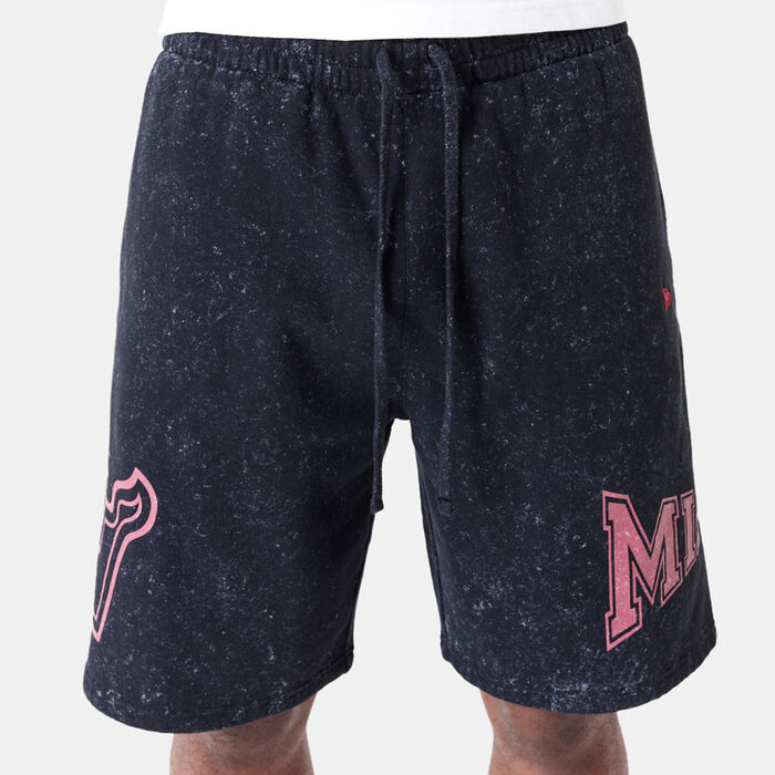 New Era Men's NBA Miami Heat Washed Shorts Black image number 2