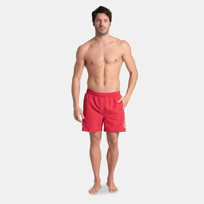 Arena Men's Fundamentals Logo Swimming Shorts Red Arena Men's Fundamentals Logo Swimming Shorts Red image number 2