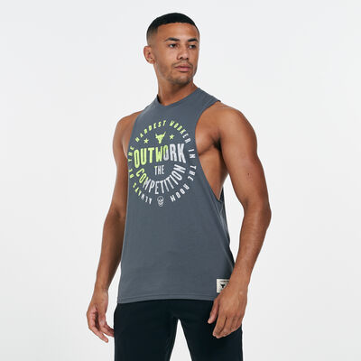 Under Armour Men's Project Rock Outwork Tank Top Grey