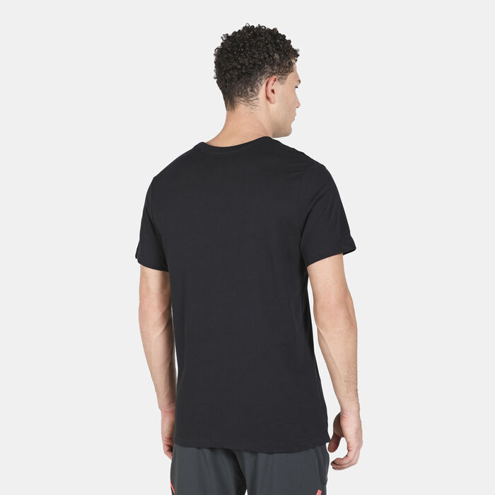Nike Men's Dri-FIT Running T-Shirt Black Nike Men's Dri-FIT Running T-Shirt Black image number 3