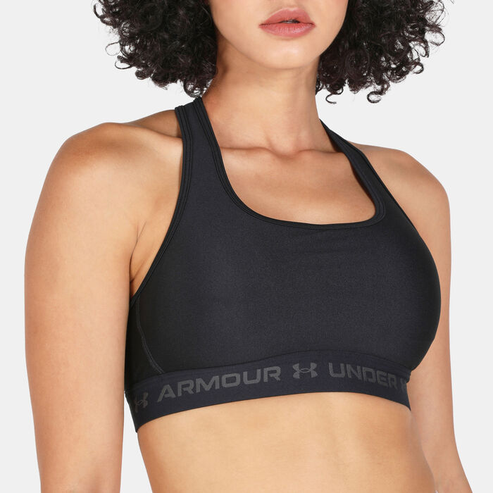 Under Armour Women's Armour Medium-Support Training Sports Bra Black Under Armour Women's Armour Medium-Support Training Sports Bra Black image number 3