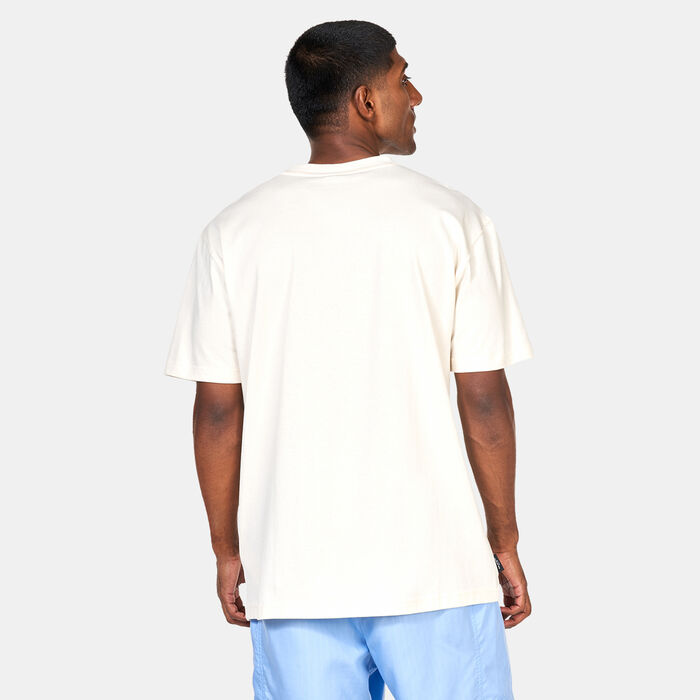 PUMA Men's DOWNTOWN Logo Graphic T-Shirt Ivory PUMA Men's DOWNTOWN Logo Graphic T-Shirt Ivory image number 1