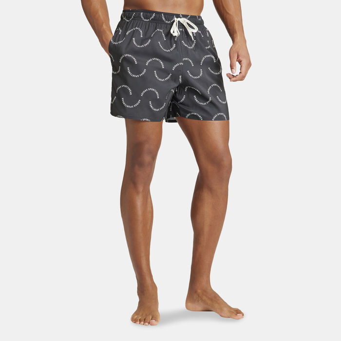 adidas Men's Wave Logo CLX Swimming Shorts Black adidas Men's Wave Logo CLX Swimming Shorts Black image number 2