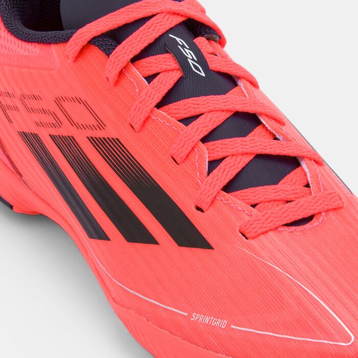 adidas Kids' F50 League Turf Ground Football Shoes Blue adidas Kids' F50 League Turf Ground Football Shoes Blue image number 4