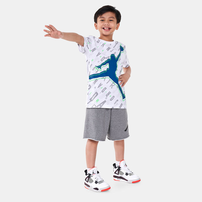 Jordan Kids' JM Allover Print T-Shirt White Jordan Kids' JM Allover Print T-Shirt White image number 2
