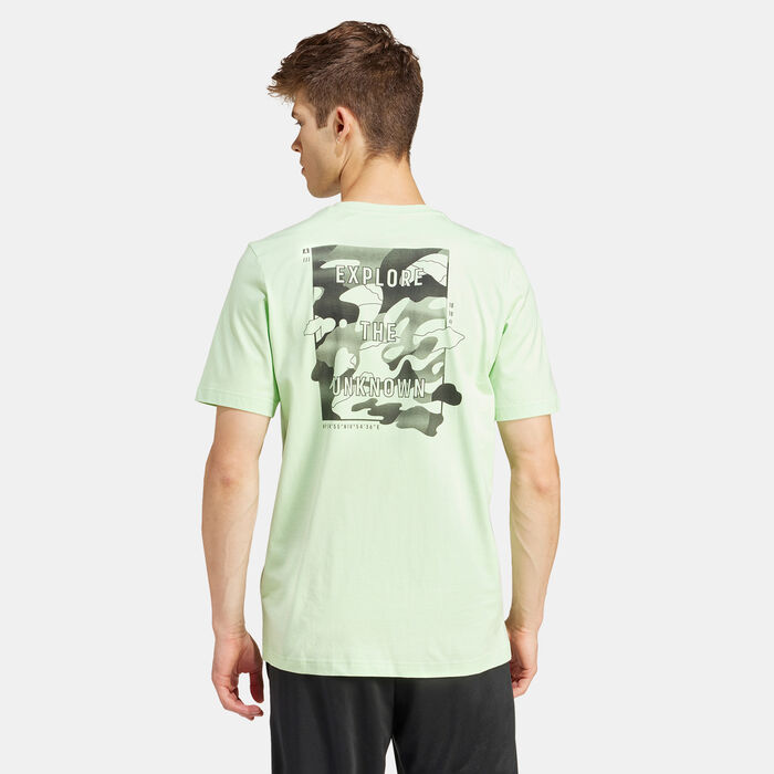 adidas Men's City Escape Graphic T-Shirt Green adidas Men's City Escape Graphic T-Shirt Green image number 1