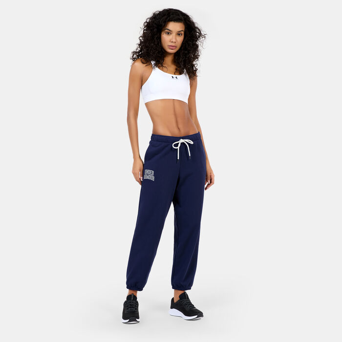 Under Armour Women's Icon Terry Sweatpants Blue Under Armour Women's Icon Terry Sweatpants Blue image number 5