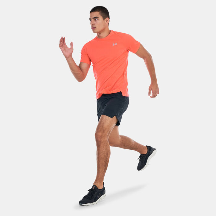 Under Armour Men's Streaker Run T-Shirt Red image number 2