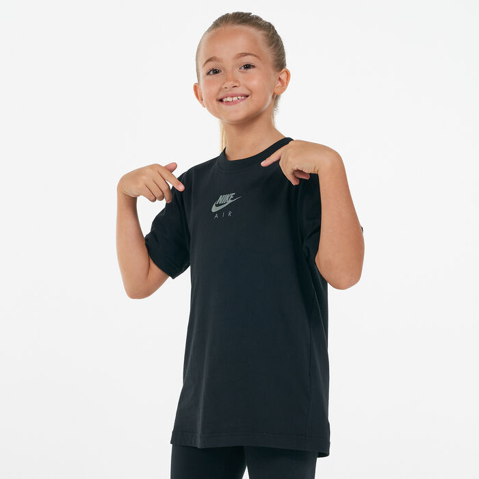 Nike Kids' Air Sportswear T-Shirt Black Nike Kids' Air Sportswear T-Shirt Black image number 0