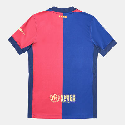 Nike Kids' F.C. Barcelona Dri-FIT Stadium Home Replica Football Jersey - 2024/25 Blue Nike Kids' F.C. Barcelona Dri-FIT Stadium Home Replica Football Jersey - 2024/25 Blue