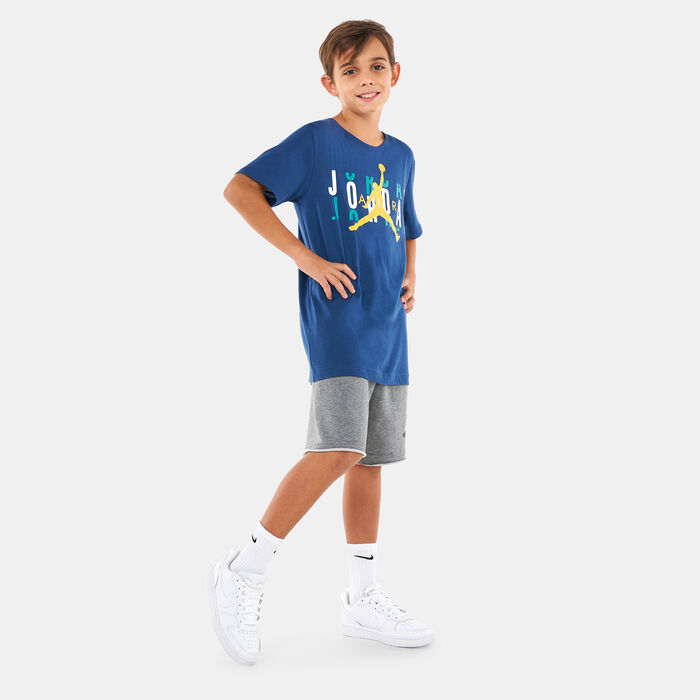 Jordan Kids' High Brand Scramble T-Shirt Blue Jordan Kids' High Brand Scramble T-Shirt Blue image number 2