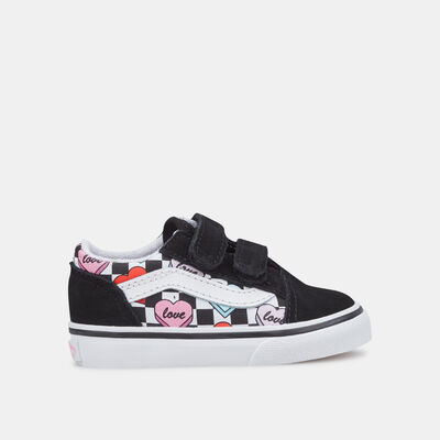 Vans Kids' Candy Hearts Old Skool Unisex Shoe Black