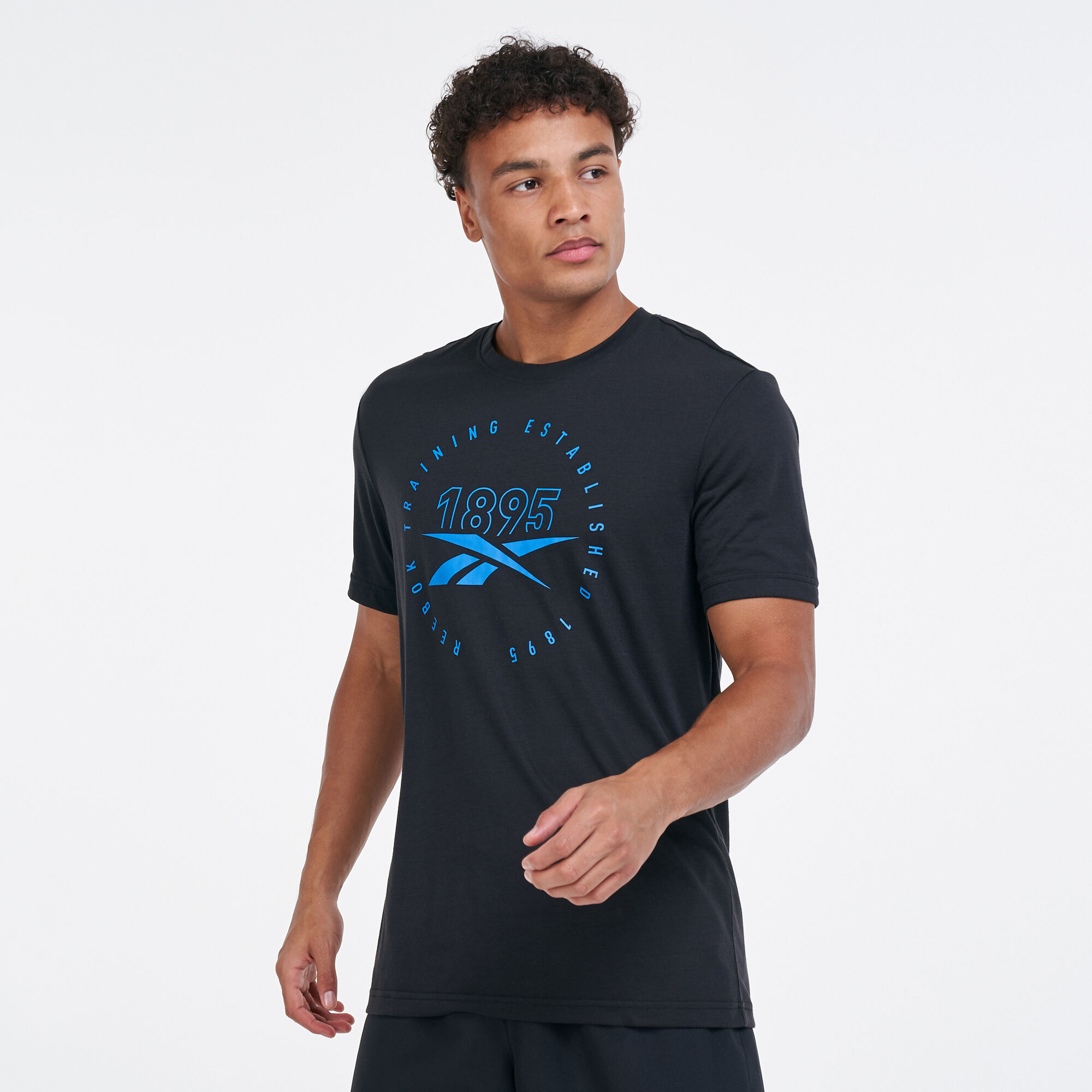 Men s Graphic Series Speedwick T Shirt Black Reebok in Qatar SSS