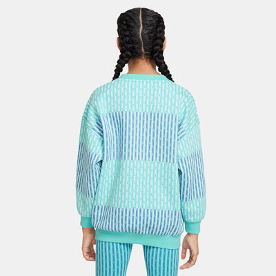 Nike Kids' Sportswear Club Fleece Sweatshirt (Older Kids) Blue