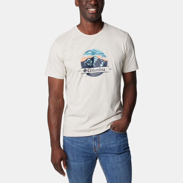 Columbia Men's Path Lake Graphic T-Shirt Brown Columbia Men's Path Lake Graphic T-Shirt Brown image number 0