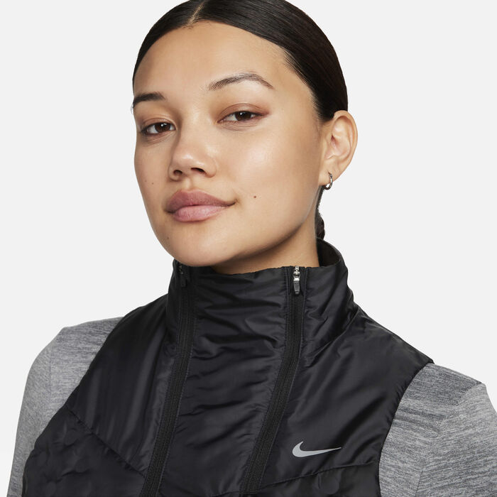 Nike Women's Therma-FIT ADV Repel AeroLoft Running Gilet Black Nike Women's Therma-FIT ADV Repel AeroLoft Running Gilet Black image number 2