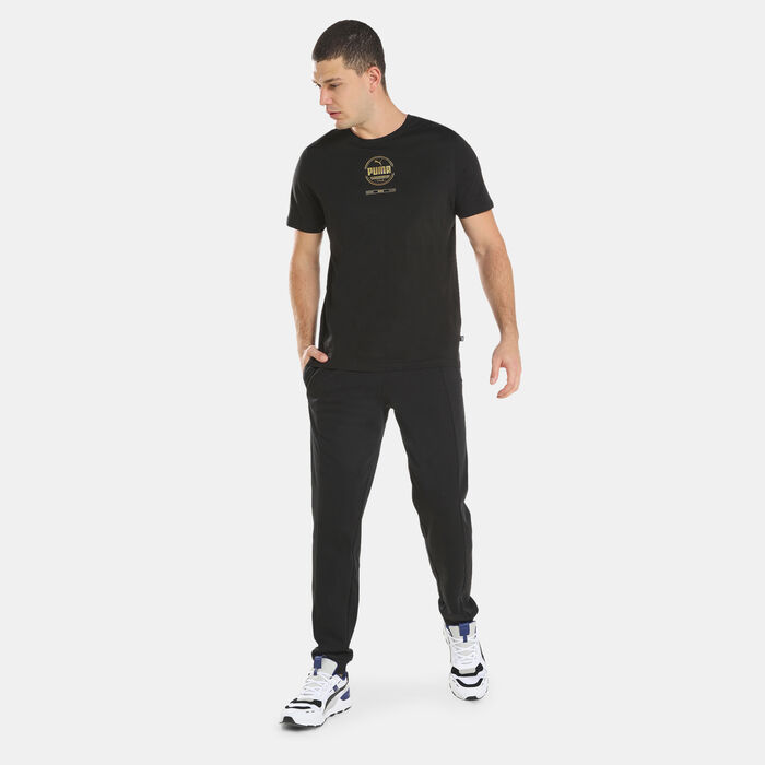 PUMA Men's Foil Graphic T-Shirt Black PUMA Men's Foil Graphic T-Shirt Black image number 2