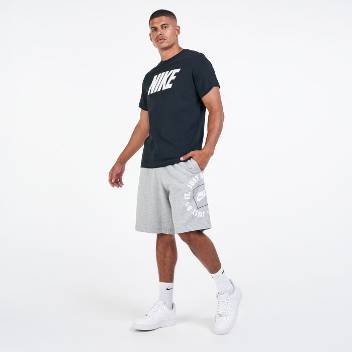 Nike Men's Sportswear Icon Block T-Shirt Black image number 2