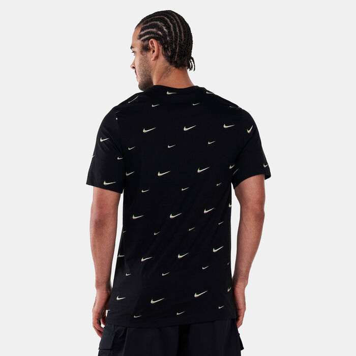 Nike Men's Swoosh Ball Basketball T-Shirt Black Nike Men's Swoosh Ball Basketball T-Shirt Black image number 1