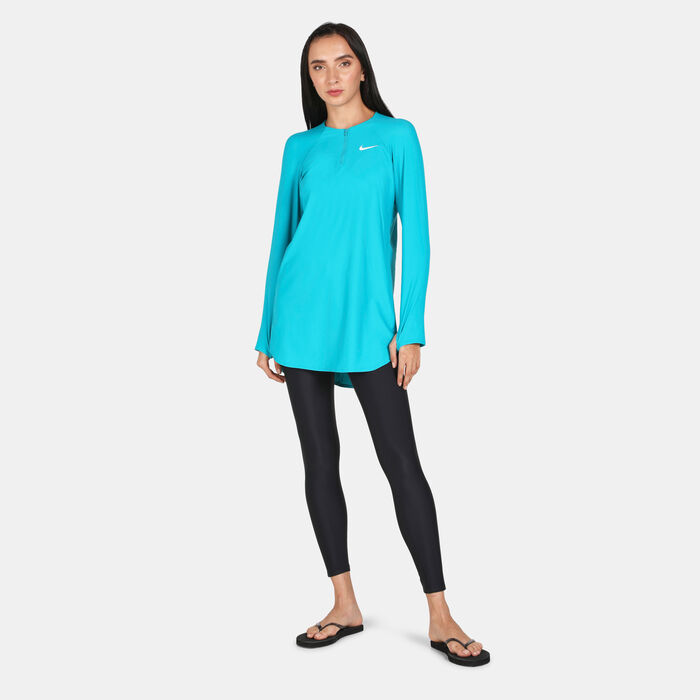 Nike Swim Women's Victory Full-Coverage Solid Swimming Tunic yellow Nike Swim Women's Victory Full-Coverage Solid Swimming Tunic yellow image number 2