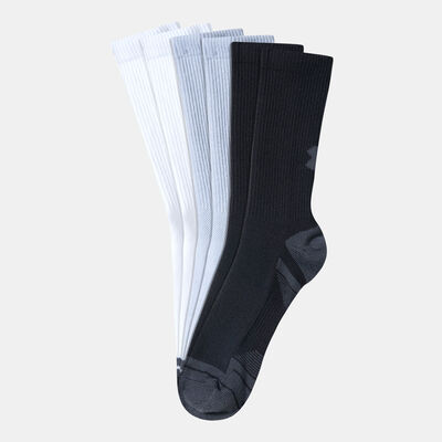 Under Armour Performance Tech Crew Socks (3 Pairs) Grey