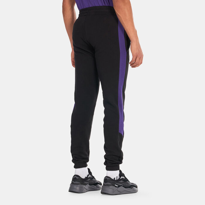 New Era Men's Los Angeles Lakers Script Joggers Black image number 1