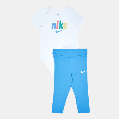 Nike Kids' Bodysuit And Pants Set Blue